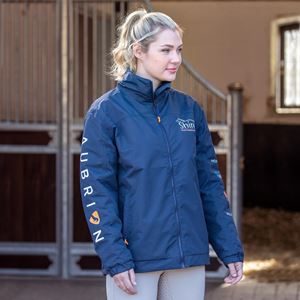 Shires Aubrion Branded Waterproof Jacket - Unisex (Navy)