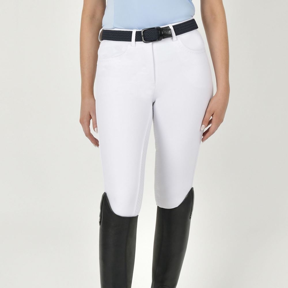 Dublin Shelby Full Seat Breeches (White)