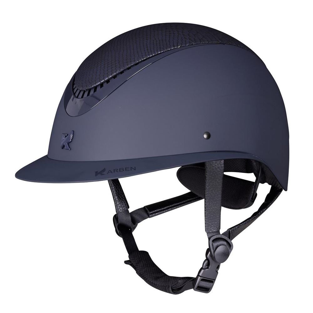 Shires Karben Lorah Ellipse Riding Hat 52-54 (Navy)