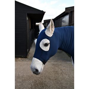 Rhinegold Lycra Hood With Face (Navy)