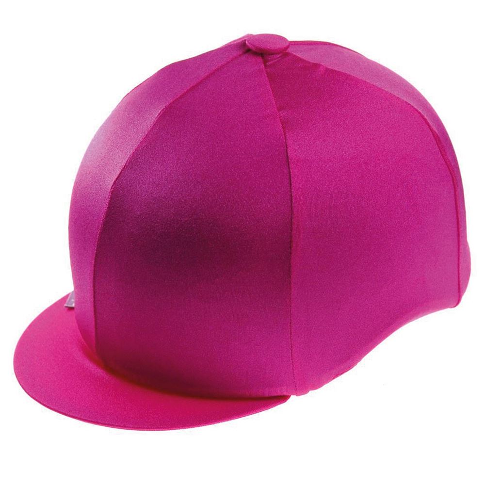 Capz Plain Cap Cover Lycra (Cerise)