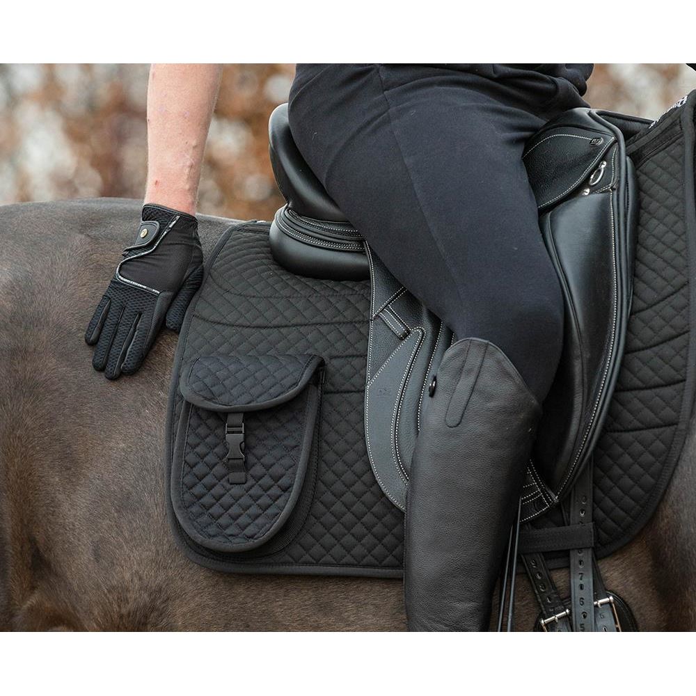 Rhinegold Side Pocket Interchangeable Saddle Cloth (Black)