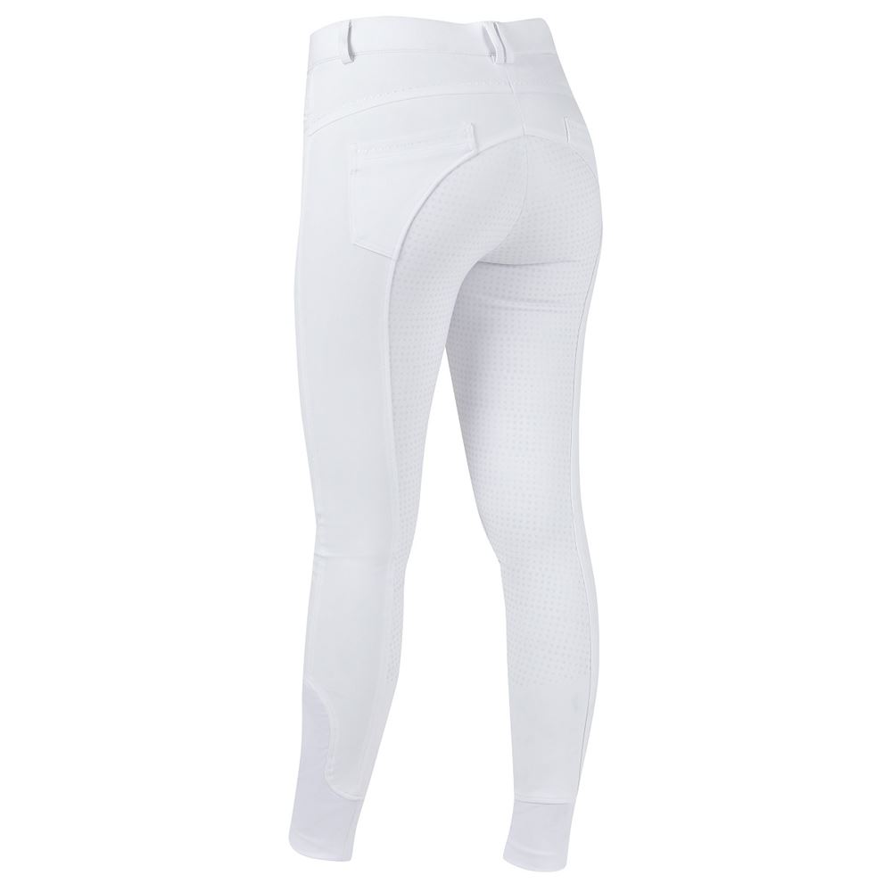 Dublin Shelby Full Seat Breeches (White)