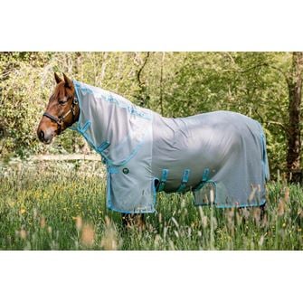 Horseware Amigo AmECO Bug Buster (Silver/Sky Blue)