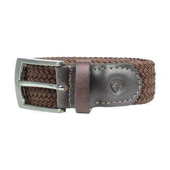 Hy Equestrian Woven Elastic Belt (Brown)