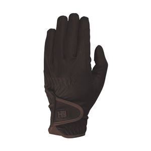 Hy Equestrian Cottenham Elite Riding Gloves - Adult (Brown)