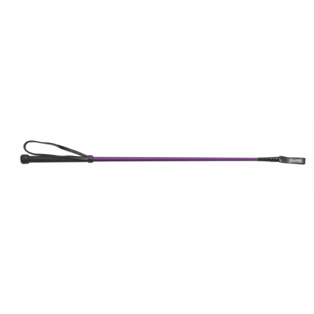 Shires Thread Stem Whip - Child (Plain Purple)