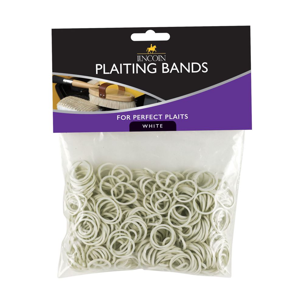 Lincoln Plaiting Bands - 500 pack