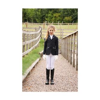 Hy Equestrian Cadiz Mizs Competition Breeches (White/Silver)