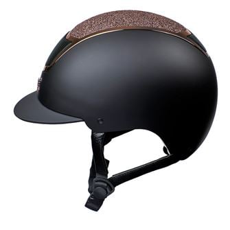 Shires Karben Valentina Riding Hat 56-61cm (Black/Rose Gold)