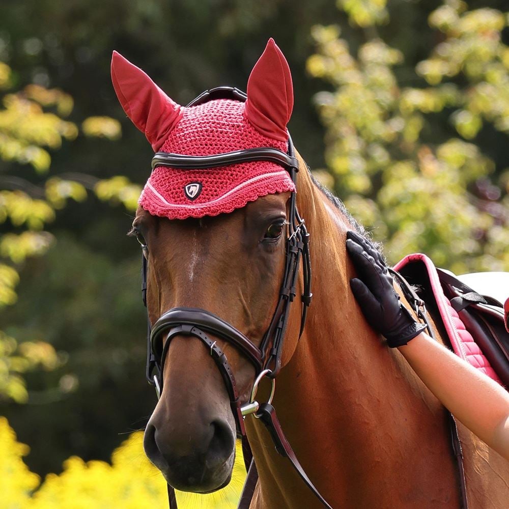 Shires ARMA Fly Hood (Coral)