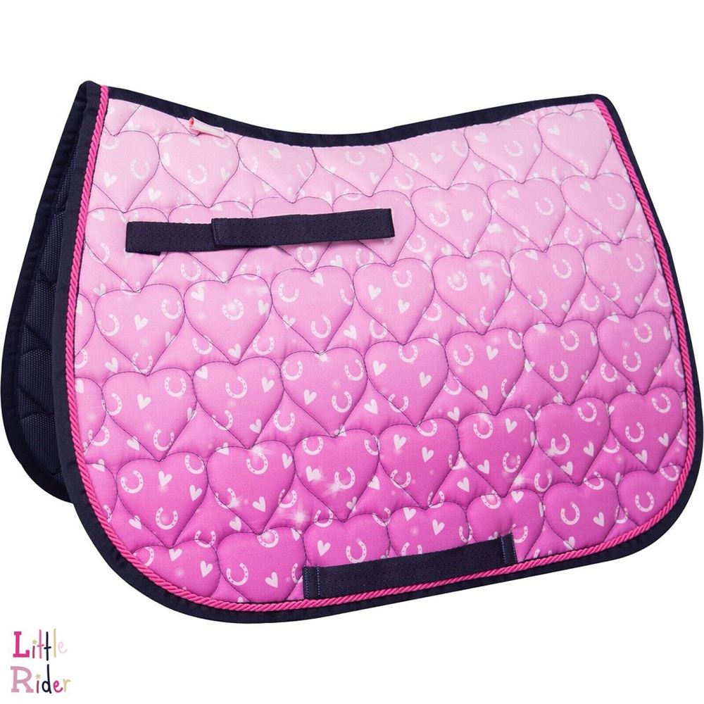 Pony Fantasy Saddle Pad by Little Rider (Navy/Pink)