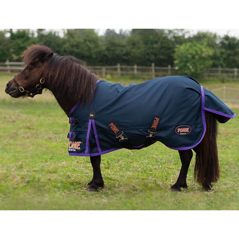 Gallop Ponie Lightweight Turnout Rug (Navy/Purple)