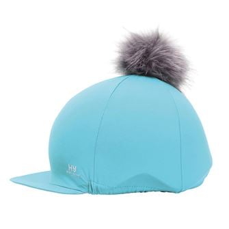 Hy Sport Active Hat Silk with Interchangeable Pom Pom (Sky Blue)