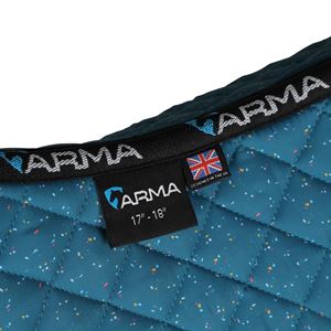 *barcodes* Shires ARMA Sport XC Saddlecloth (Teal Ditsy)