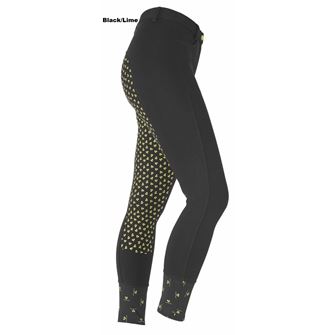 Shires Aubrion Northwick Breeches (Black/Lime)