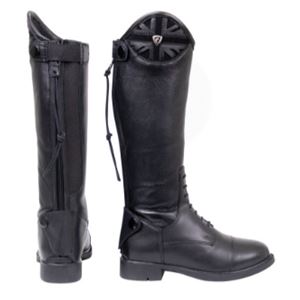 Hy Equestrian Union Jack Riding Boots (Black)