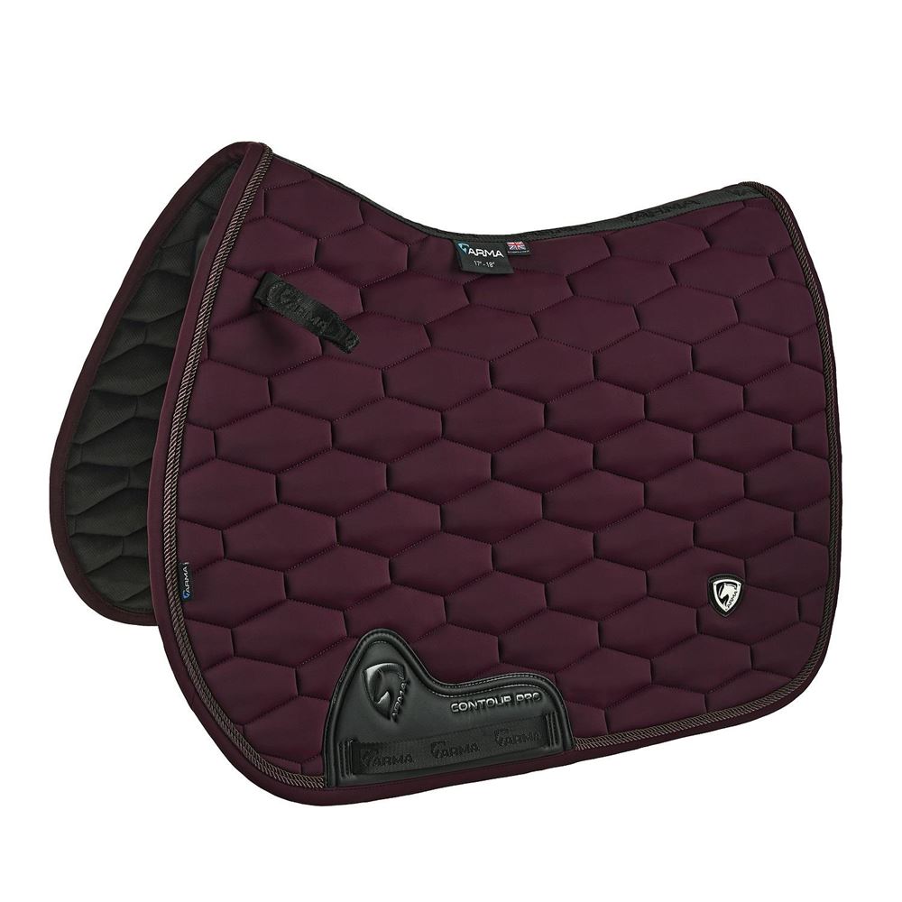 Shires Arma Eltar GP Saddlecloth (Black Cherry)