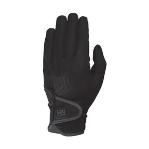 Hy Equestrian Roka Rose Riding Gloves (Black)