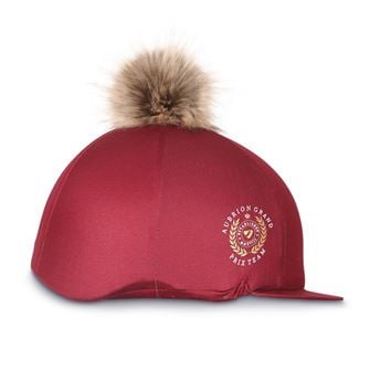 Shires Aubrion Team Hat Silk (Red)