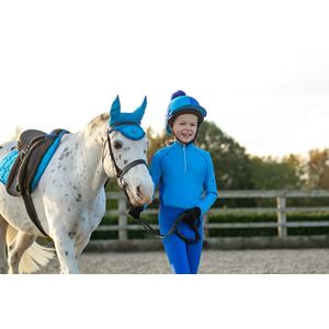 Hy Equestrian DynaMizs Ecliptic Fly Veil (Cobalt/Ocean)