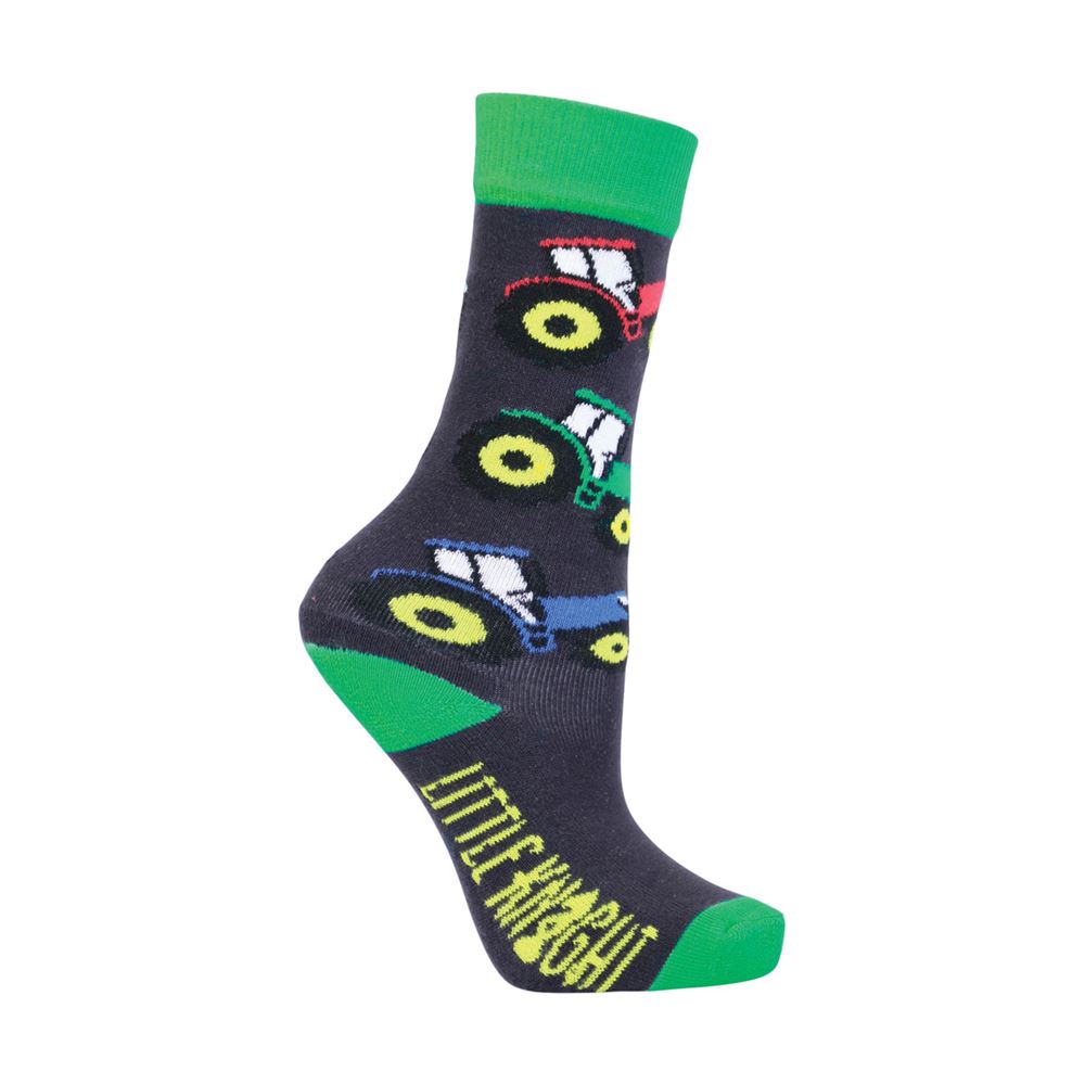 Tractor Collection Socks by Little Knight (Pack of 3)