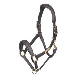 Shires Velociti Rapida Comfort Leather Headcollar (Havana)