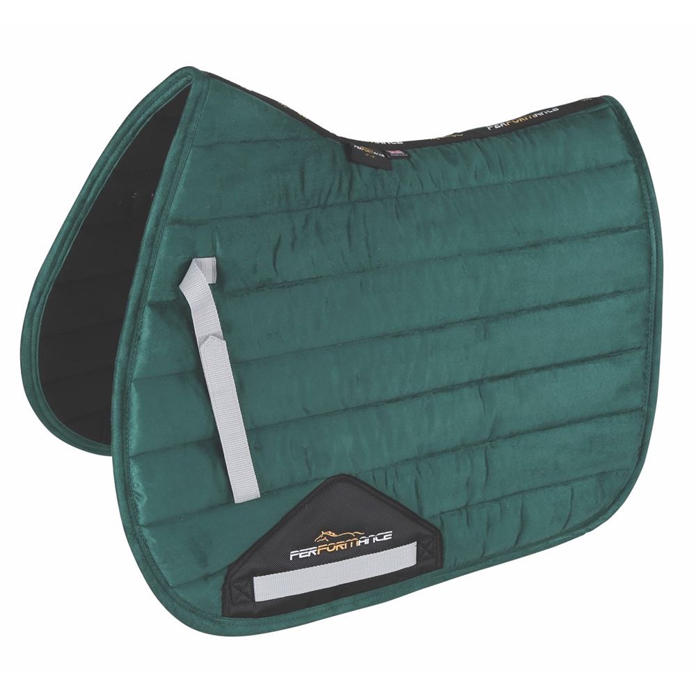 Shires ARMA High Wither Suede Comfort Pad (Green)