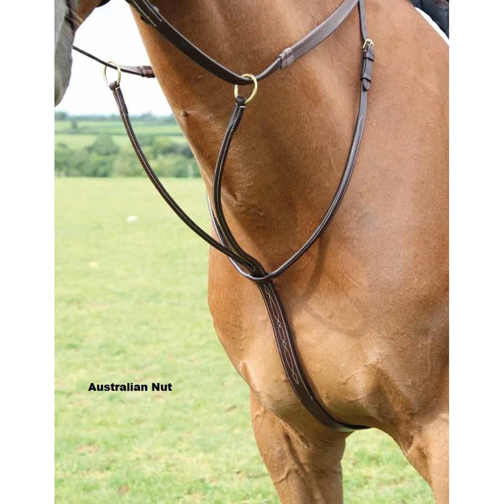 Shires Salisbury Running Martingale (Australian Nut)