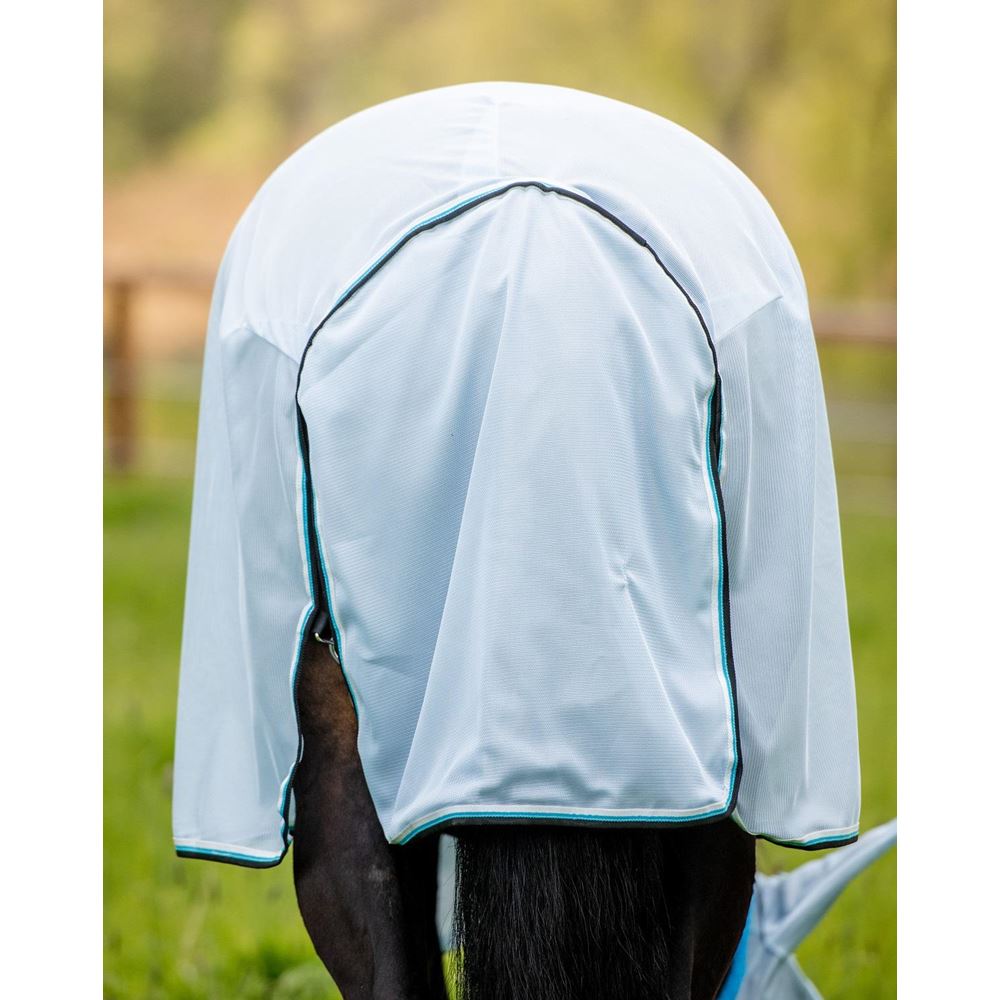 Horseware Amigo Bug Rug - 0g (Azure Blue/Black, White & Blue)