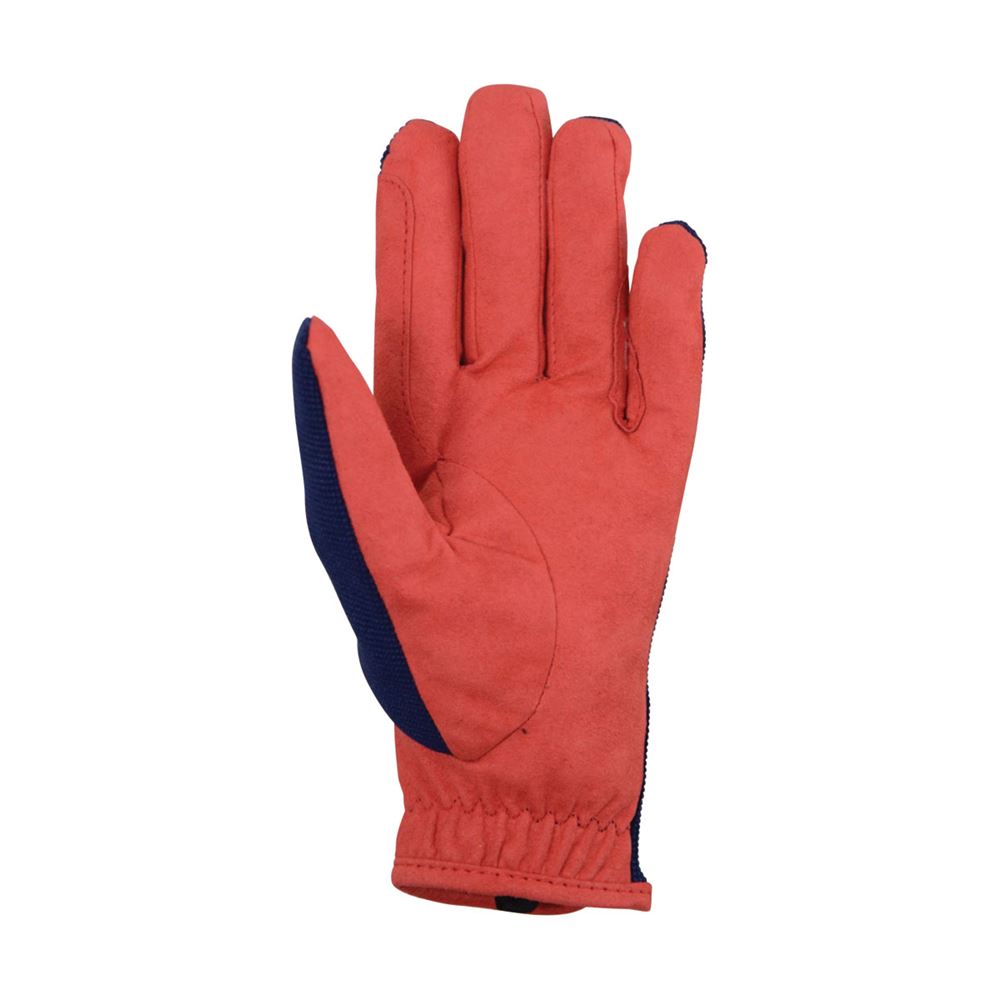 Hy Equestrian Tractors Rock Gloves (Navy/Red)