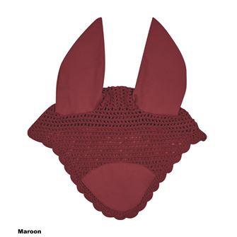 Weatherbeeta Prime Ear Bonnet (Maroon)