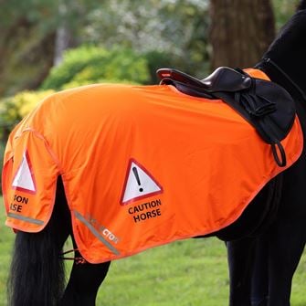 Shires Equi-Flector Mesh Exercise Sheet (Bright Orange)