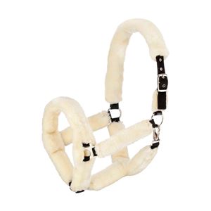 Hy Equestrian Fab Fleece Headcollar (Cream)