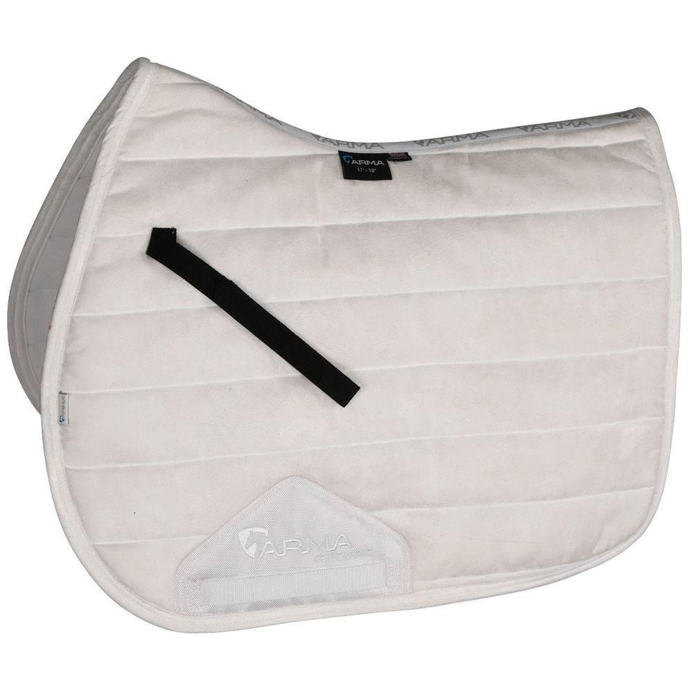 Shires ARMA High Wither Suede Comfort Pad (White)