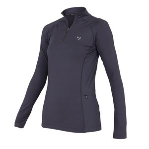 Shires Aubrion Revive Long Sleeve Base Layer (Black)