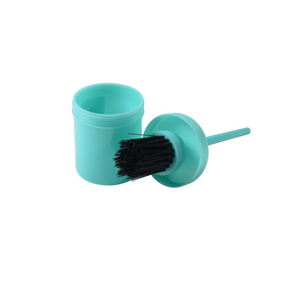 Roma Brights Hoof Oil Brush & Bottle (Turquoise)