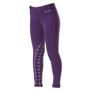 Firefoot Harden Jodphurs Horse Print - Kids (Plum)