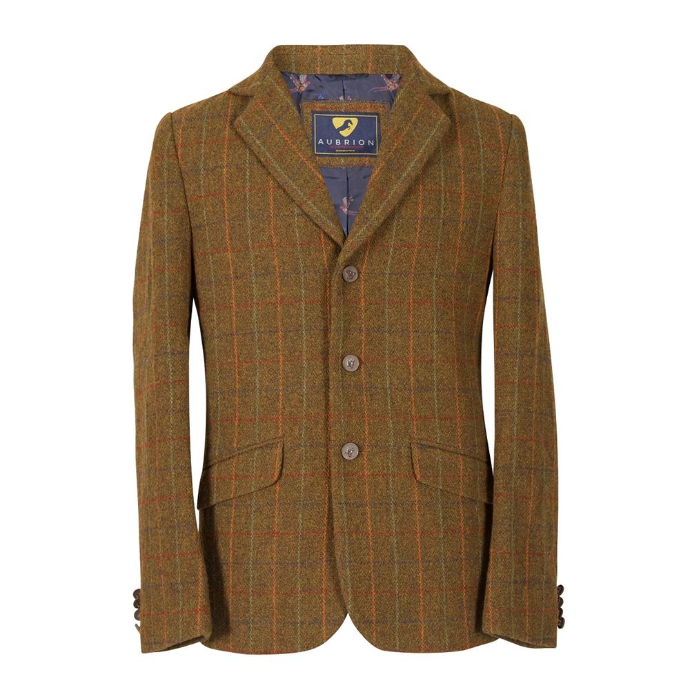 Shires Aubrion Saratoga Jacket - Gents (Rust Check)