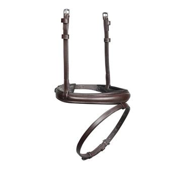 Shires Velociti Lusso Padded Raised Flash Noseband (Havana)