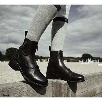 Dublin Evolution Zip Front Paddock Boots (Black)