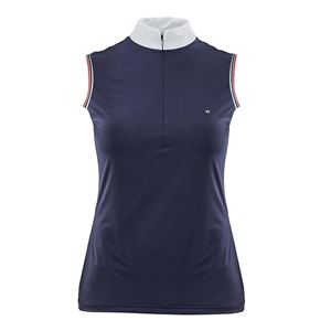 Shires Aubrion Arcaster Ladies Sleeveless Show Shirt (Navy)