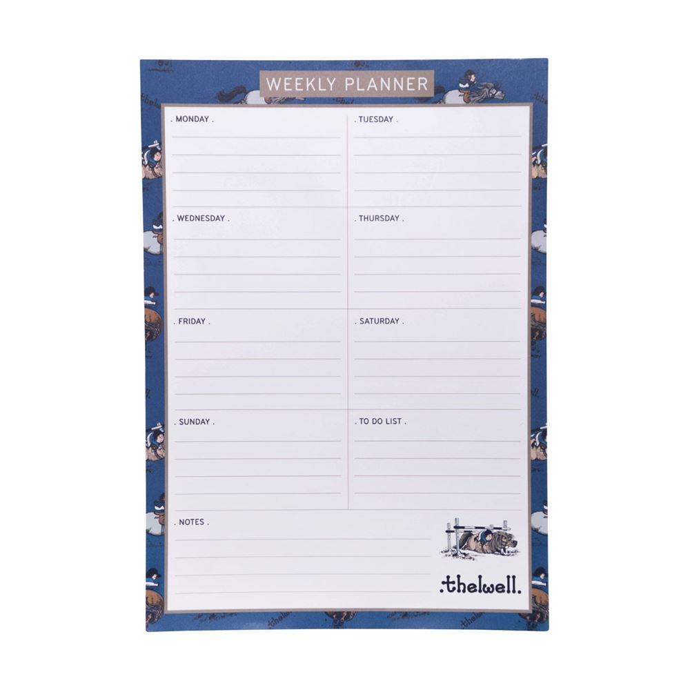 Hy Equestrian Thelwell Collection A4 Weekly Planner