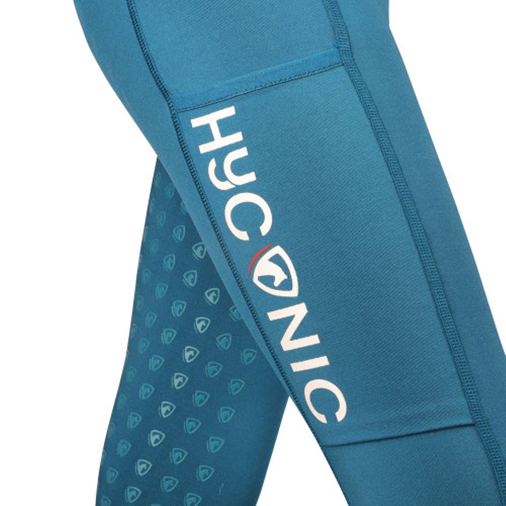 Hy Equestrian HYCONIC Children's Soria Riding Tights (Teal)