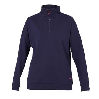 Shires Aubrion Serene Ladies Half Zip Sweater (Navy)