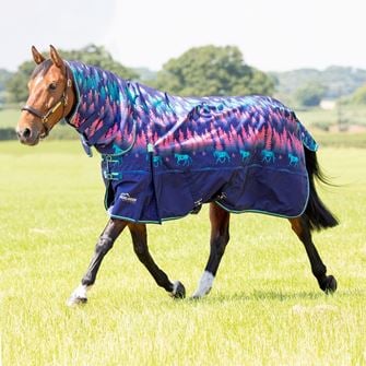 Shires Highlander Original 100 Combo Turnout Rug (Navy Forest)