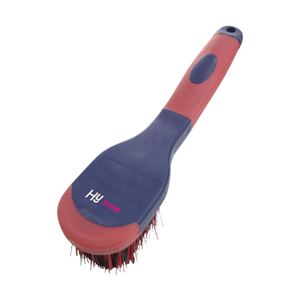 Hy Equestrian Pro Groom Bucket Brush (Red/Navy)