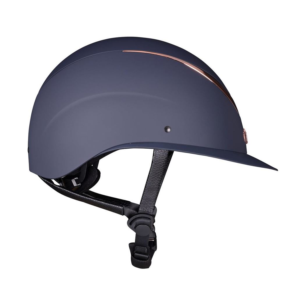 Shires Karben Elisa Ellipse Riding Hat (Navy/Rose Gold)