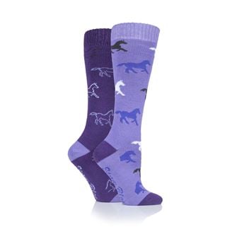 Storm Bloc Huntington Kids Horse Mid Weight Socks Twin Pack