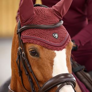 Shires ARMA Classic Fly Hood (Black Cherry)